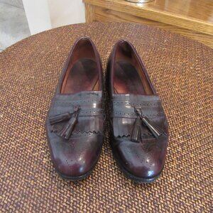 Allen Edmonds Bridgeton Mahogany Tassel Leather Loafers